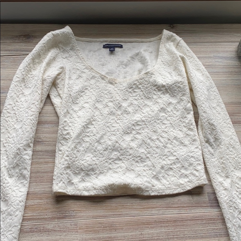 American Eagle lace long sleeve